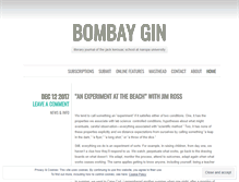 Tablet Screenshot of bombayginjournal.com